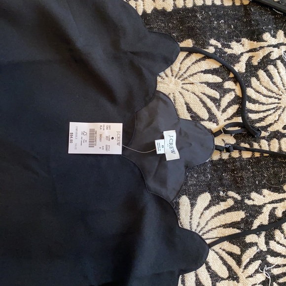 NWT black J.Crew Factory sz 8 racerback camisole - Picture 5 of 7